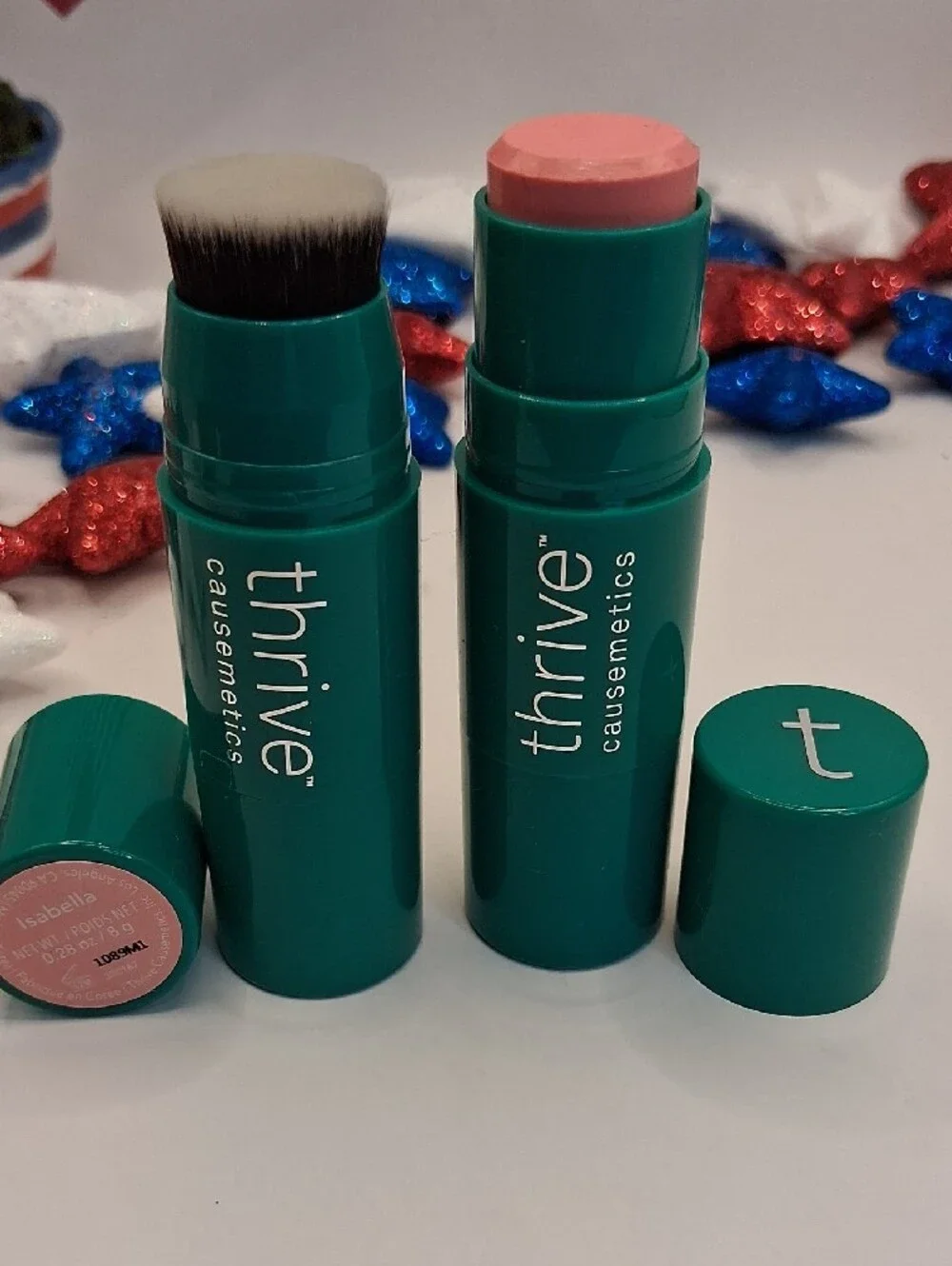 thrive causemetics Multi-Use Stick Blush & Brush — Peach